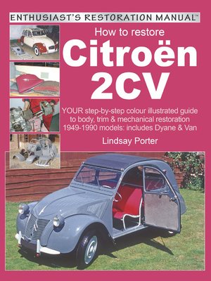 cover image of How to Restore Citroen 2CV